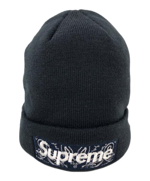 SUPREME（シュプリーム）Supreme (シュプリーム) New Era (ニューエラ) Box Logo Beanie ブラックの古着・服飾アイテム