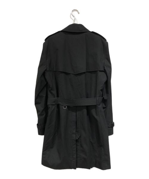 BURBERRY（バーバリー）BURBERRY (バーバリー) The Kensington Medium トレンチコート ブラック サイズ:SIZE 46の古着・服飾アイテム