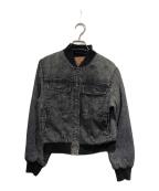 DIESELディーゼル）の古着「ボンバージャケット」｜グレー