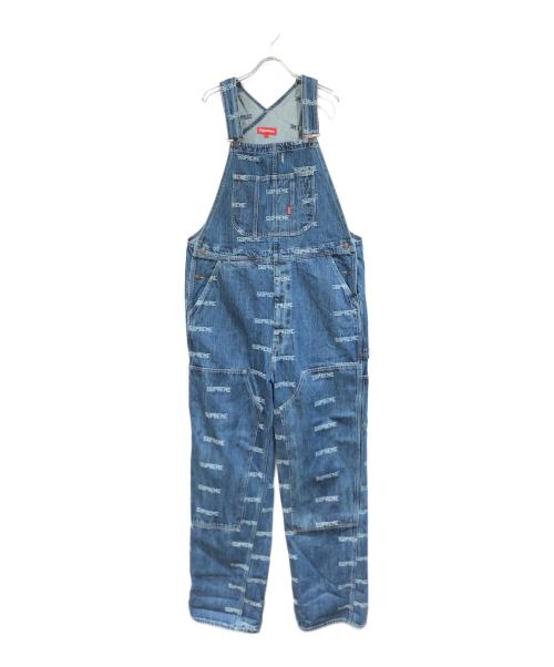 SUPREME（シュプリーム）SUPREME (シュプリーム) Logo Denim Overalls ブルー サイズ:SIZE Lの古着・服飾アイテム