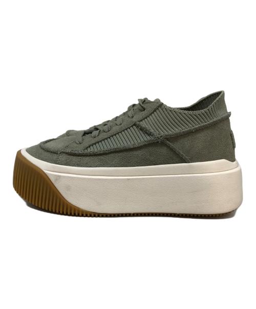 UGG（アグ）UGG (アグ) プラットフォームスニーカー グリーン サイズ:SIZE 22.5㎝の古着・服飾アイテム