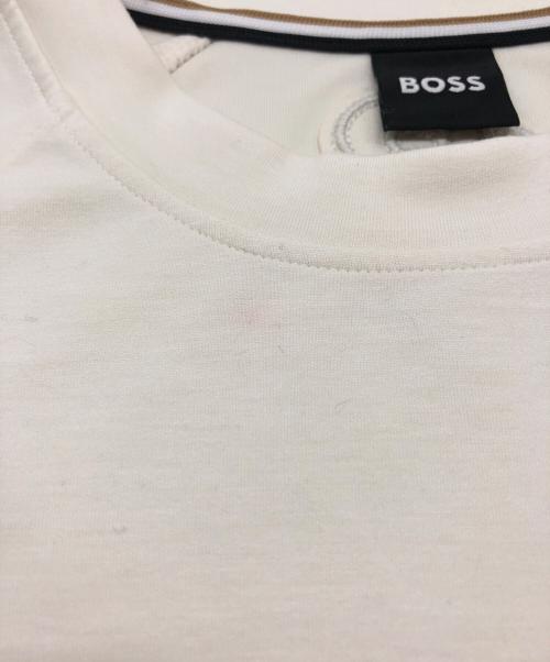 BOSS（ボス）BOSS (ボス) クルーネックスウェット ホワイト サイズ:SIZE Sの古着・服飾アイテム
