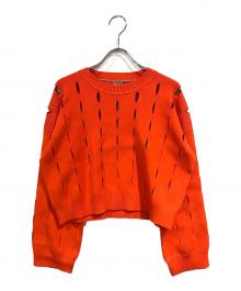 BOSS（ボス）の古着「クルーネックニット」｜オレンジ