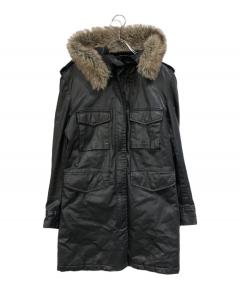 中古・古着通販】DIESEL (ディーゼル) ファー付きモッズコート