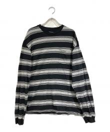 SUPREME（シュプリーム）の古着「Stripe Pocket L/S Top」｜ブラック