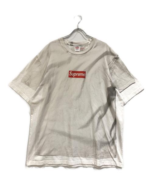 SUPREME（シュプリーム）SUPREME (シュプリーム) MM6 Maison Margiela (エムエムシックスメゾンマルジェラ) Box Logo Tee ホワイト サイズ:Lの古着・服飾アイテム