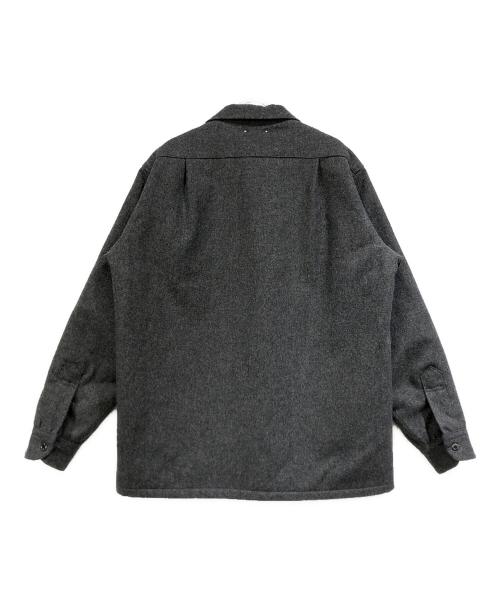 PENDLETON（ペンドルトン）PENDLETON (ペンドルトン) MINEDENIM (マインデニム) Wool Quiltliner Open Collar SH グレー サイズ:2の古着・服飾アイテム