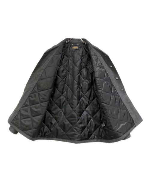 PENDLETON（ペンドルトン）PENDLETON (ペンドルトン) MINEDENIM (マインデニム) Wool Quiltliner Open Collar SH グレー サイズ:2の古着・服飾アイテム