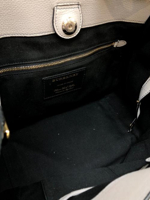 BURBERRY（バーバリー）BURBERRY (バーバリー) メガチェックトートバッグ グレー×ベージュの古着・服飾アイテム