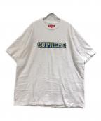 SUPREMEシュプリーム）の古着「Satin Applique s/s Top」｜ホワイト