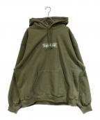 SUPREMEシュプリーム）の古着「Box Logo Hooded Sweatshirt」｜グリーン