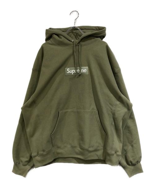 SUPREME（シュプリーム）Supreme (シュプリーム) Box Logo Hooded Sweatshirt グリーン サイズ:SIZE XLの古着・服飾アイテム