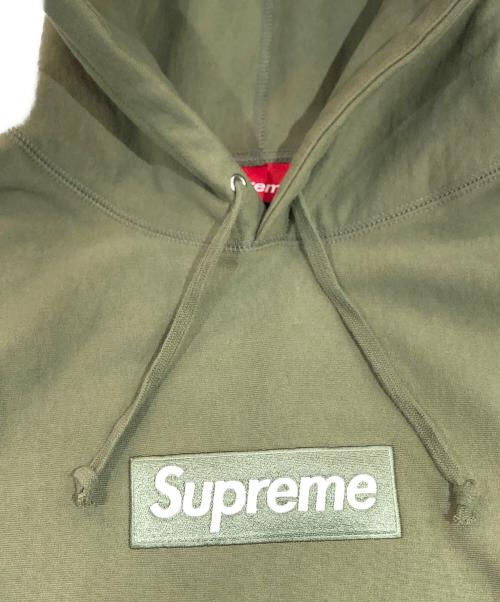 SUPREME（シュプリーム）Supreme (シュプリーム) Box Logo Hooded Sweatshirt グリーン サイズ:SIZE XLの古着・服飾アイテム