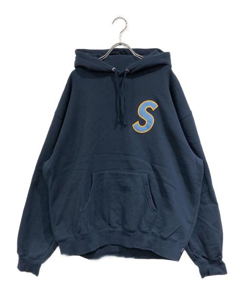 SUPREME（シュプリーム）Supreme (シュプリーム) S Logo Hooded Sweat ネイビー サイズ:SIZE Lの古着・服飾アイテム