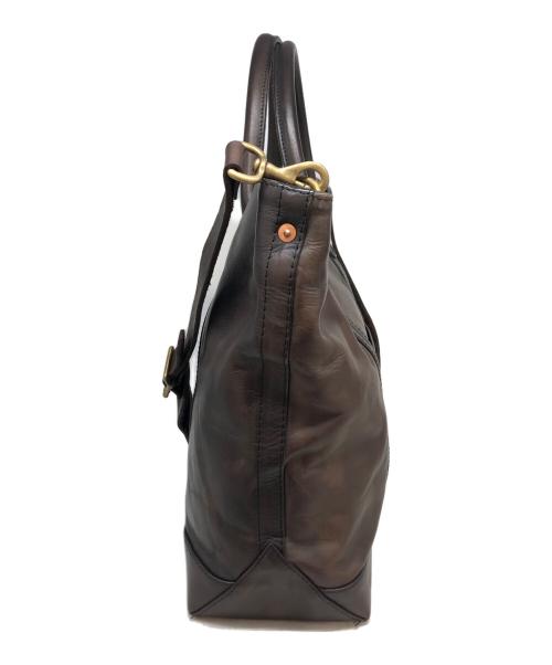 vasco（ヴァスコ）VASCO (ヴァスコ) LEATHER BOAT TOTE BAG ブラウンの古着・服飾アイテム