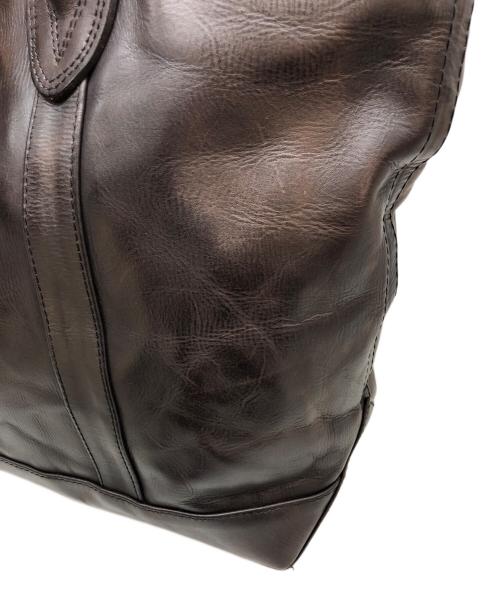 vasco（ヴァスコ）VASCO (ヴァスコ) LEATHER BOAT TOTE BAG ブラウンの古着・服飾アイテム
