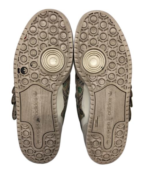 adidas（アディダス）adidas (アディダス) JEREMY SCOTT (ジェレミー スコット) ローカットスニーカー ベージュ サイズ:29.5㎝の古着・服飾アイテム