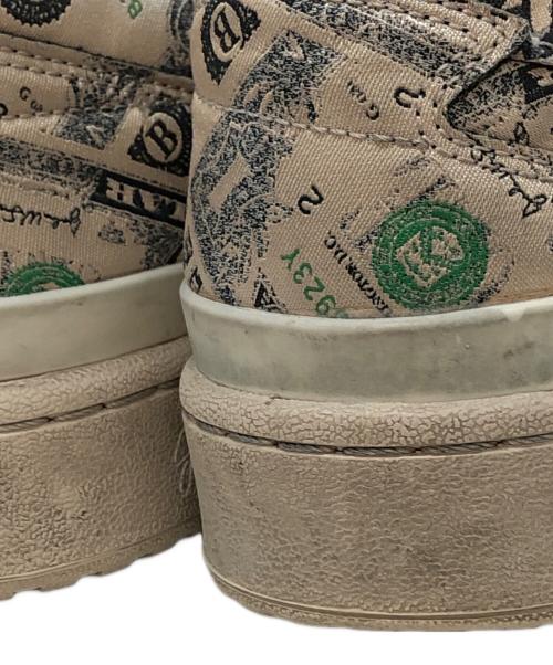 adidas（アディダス）adidas (アディダス) JEREMY SCOTT (ジェレミー スコット) ローカットスニーカー ベージュ サイズ:29.5㎝の古着・服飾アイテム