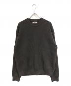 AURALEEオーラリー）の古着「フレンチメリノリブニットセーター」｜ブラウン