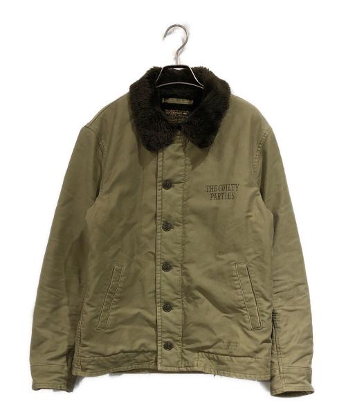 WACKO MARIA（ワコマリア）WACKO MARIA (ワコマリア) N-1 デッキジャケット グリーン サイズ:SIZE Lの古着・服飾アイテム