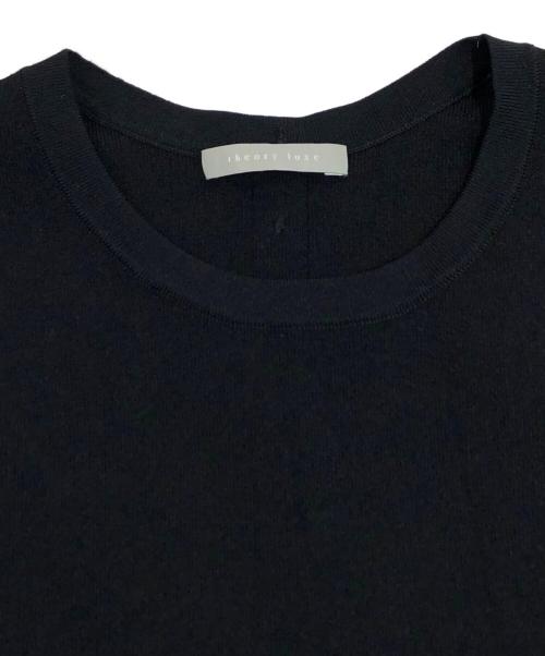 theory luxe（セオリーリュクス）theory luxe (セオリーリュクス) ペプラムニット ブラック サイズ:SIZE 38の古着・服飾アイテム