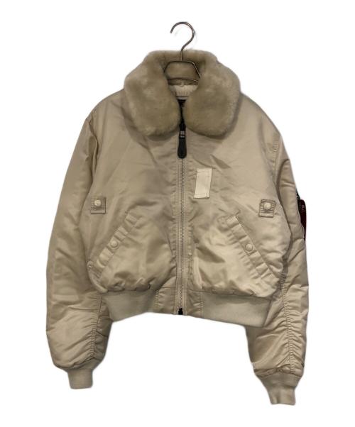 ALPHA（アルファ）ALPHA (アルファ) B-15 ミリタリーブルゾン ベージュ サイズ:SIZE Sの古着・服飾アイテム