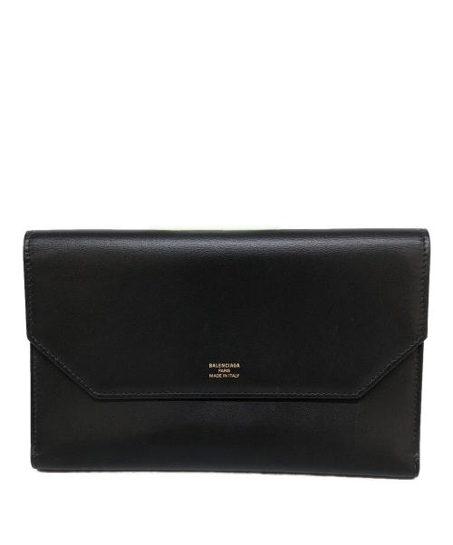 BALENCIAGA（バレンシアガ）BALENCIAGA (バレンシアガ) スリム ロングウォレット ブラックの古着・服飾アイテム