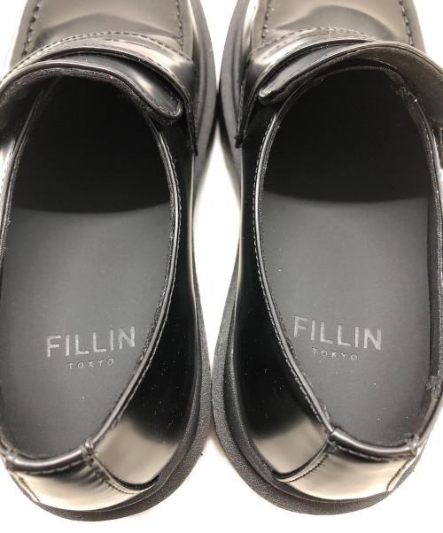 FILLIN（フィルイン）FILLIN (フィルイン) UNOS LOAFER ブラック サイズ:SIZE 23㎝の古着・服飾アイテム
