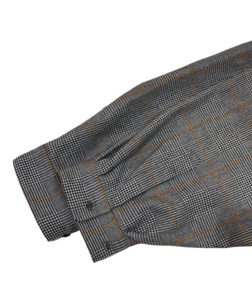 Graphpaper（グラフペーパー）Graphpaper (グラフペーパー) シャツ グレー×ブラウン サイズ:SIZE Freeの古着・服飾アイテム