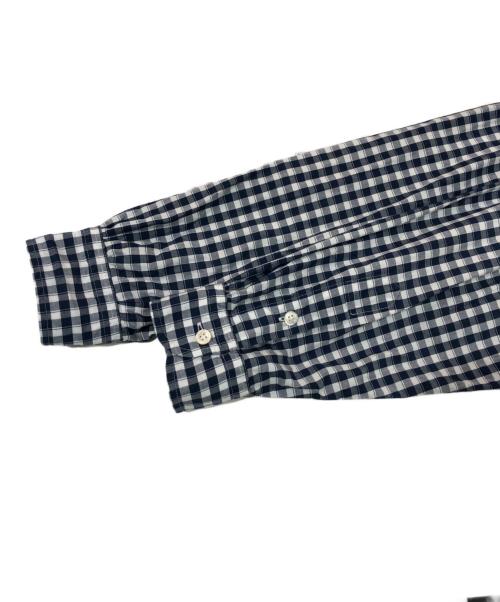 Porter Classic（ポータークラシック）Porter Classic (ポータークラシック) Roll Up Shirt ネイビー×ホワイト サイズ:SIZE Lの古着・服飾アイテム