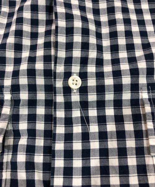 Porter Classic（ポータークラシック）Porter Classic (ポータークラシック) Roll Up Shirt ネイビー×ホワイト サイズ:SIZE Lの古着・服飾アイテム