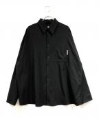 MARNIマルニ）の古着「トロピカルウールシャツ」｜ブラック