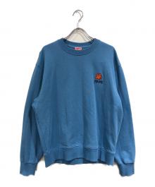 KENZO（ケンゾー）の古着「Flower Logo Sweat」｜ブルー