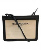 BALENCIAGAバレンシアガ）の古着「ショルダーバッグ」｜ホワイト×ブラック