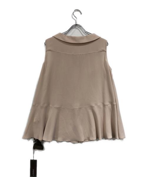 FOXEY（フォクシー）FOXEY (フォクシー) ノースリーブブラウス ベージュ サイズ:40の古着・服飾アイテム