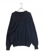 MUSE de Deuxieme Classeミューズ ドゥーズィエム クラス）の古着「JUSPER クルーネック プルオーバー」｜ネイビー