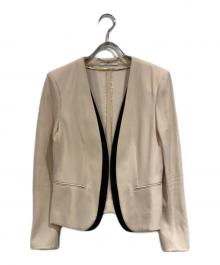 BEIGE（ベイジ）の古着「CINDY / ダブルカラージャケット」｜ベージュ