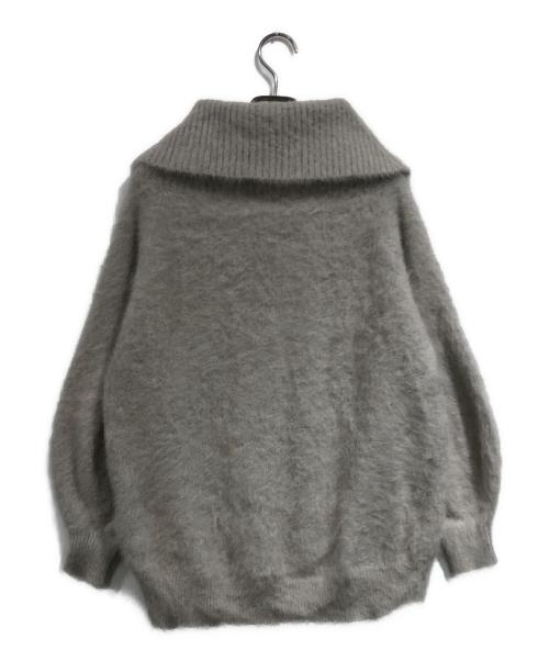Noble（ノーブル）Noble (ノーブル) L'AUBE BLANC (ローブ ブラン) FOX/カシミヤオフショルダーニット ベージュ サイズ:-の古着・服飾アイテム
