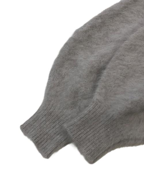 Noble（ノーブル）Noble (ノーブル) L'AUBE BLANC (ローブ ブラン) FOX/カシミヤオフショルダーニット ベージュ サイズ:-の古着・服飾アイテム