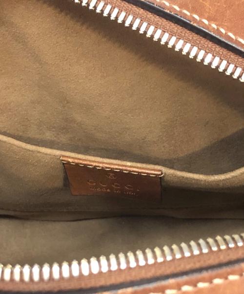 GUCCI（グッチ）GUCCI (グッチ) GGスプリーム ショルダーバッグ グレーの古着・服飾アイテム