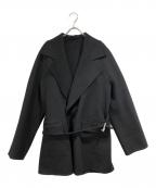 ）の古着「カシミヤブレンドベルテッドジャケット」｜ブラック