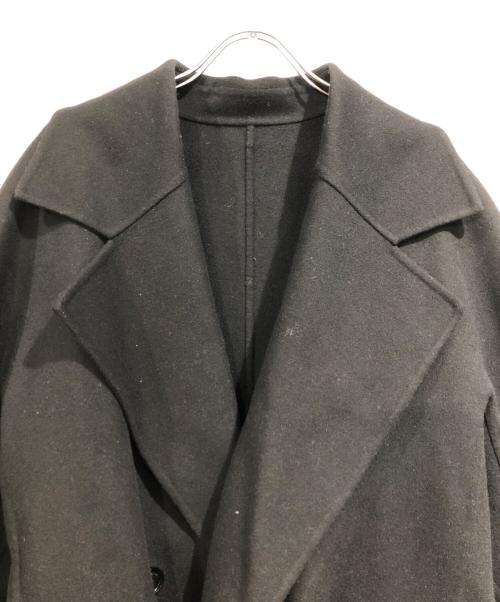 Ferragamo（フェラガモ）Ferragamo (フェラガモ) カシミヤブレンドベルテッドジャケット ブラック サイズ:40の古着・服飾アイテム