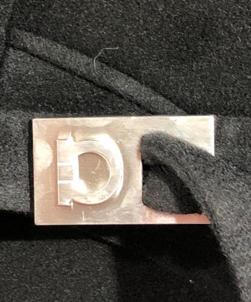 Ferragamo（フェラガモ）Ferragamo (フェラガモ) カシミヤブレンドベルテッドジャケット ブラック サイズ:40の古着・服飾アイテム