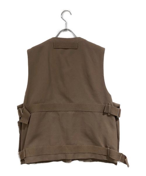 YOKE（ヨーク）YOKE (ヨーク) DETACHABLE POCKET TACTICAL VEST ブラウン サイズ:SIZE 2の古着・服飾アイテム
