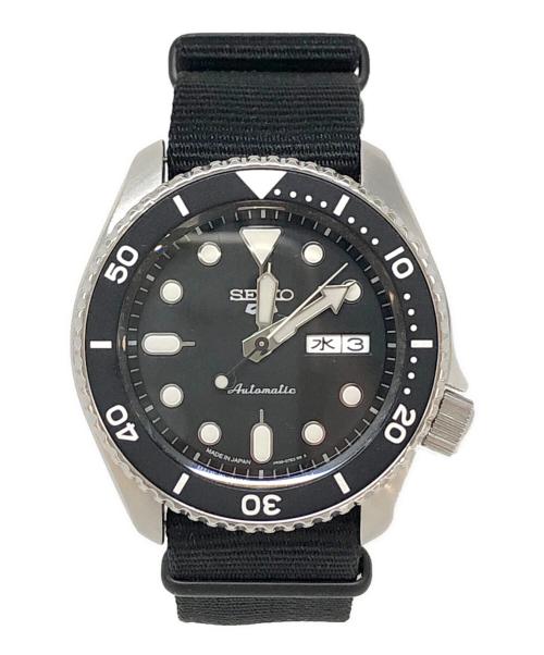 SEIKO（セイコー）SEIKO (セイコー) 腕時計 ブラックの古着・服飾アイテム