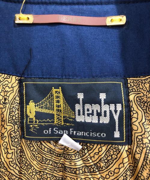 DERBY OF SAN FRANCISCO（ダービーオブサンフランシスコ）DERBY OF SAN FRANCISCO (ダービーオブサンフランシスコ) ダービージャケット/カップショルダージャケット ネイビー サイズ:2XLの古着・服飾アイテム