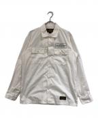 NEIGHBORHOODネイバーフッド）の古着「CLASSIC WORK/EC-SHIRT.LS」｜ホワイト