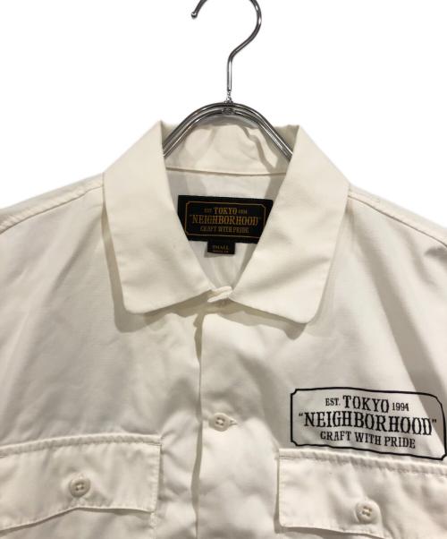 NEIGHBORHOOD（ネイバーフッド）NEIGHBORHOOD (ネイバーフッド) CLASSIC WORK/EC-SHIRT.LS ホワイト サイズ:SIZE Sの古着・服飾アイテム