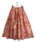 HERALBONY（ヘラルボニー）の古着「フレアスカート「タイトル不明」」｜レッド