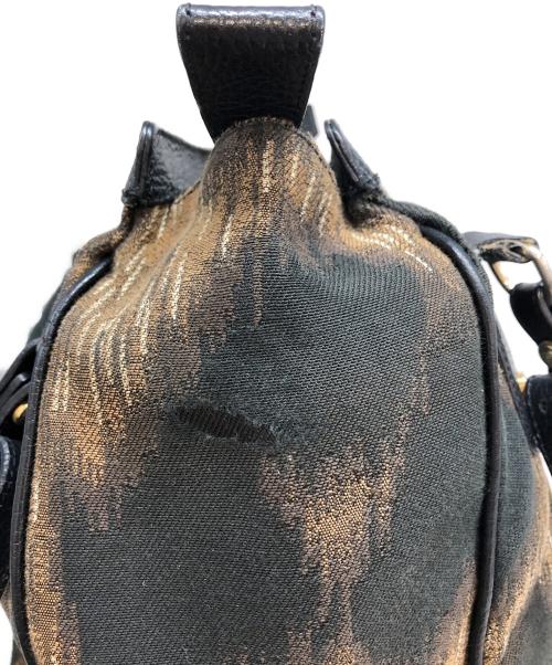 Vivienne Westwood（ヴィヴィアンウエストウッド）Vivienne Westwood (ヴィヴィアンウエストウッド) レオパードバッグ ブラウン×ブラックの古着・服飾アイテム